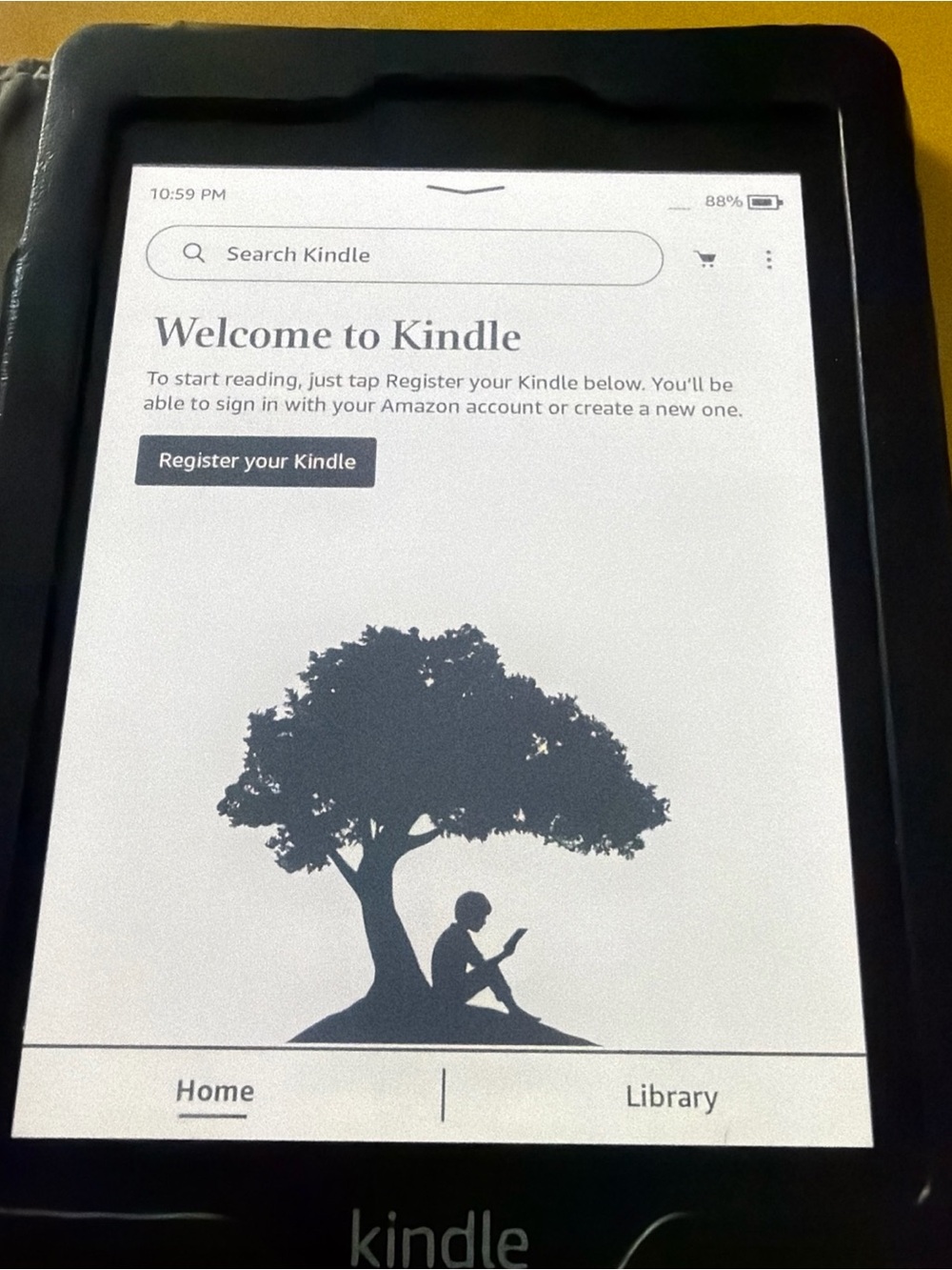 Amazon Kindle E-Reader - Black Frame, Paper -White Display 10 generation